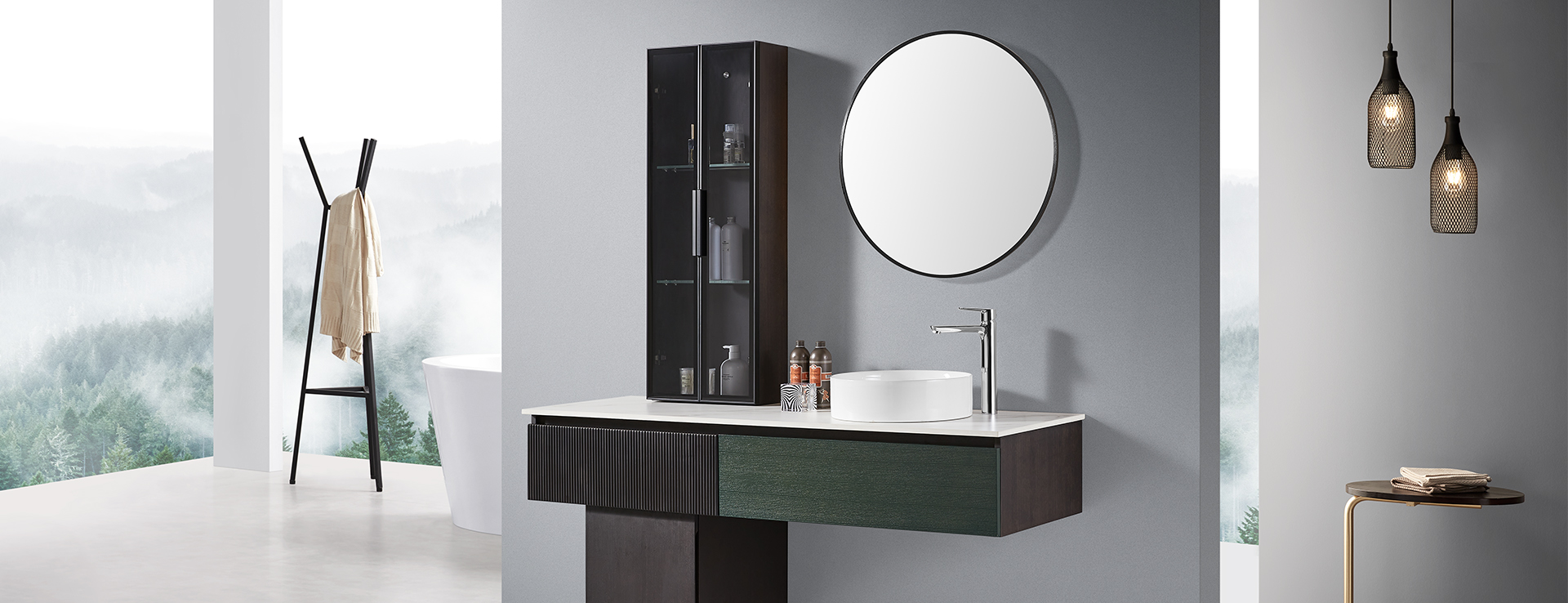 帝王潔具新品，現(xiàn)代風(fēng)格浴室柜